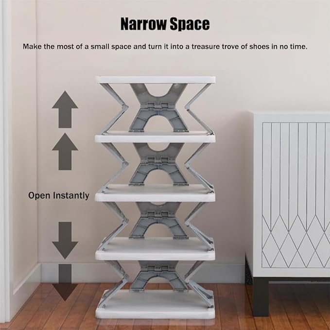 Modular Stackable Shoe Rack