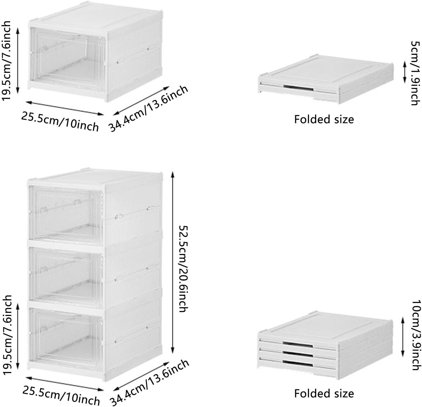 Foldable Storage Boxes