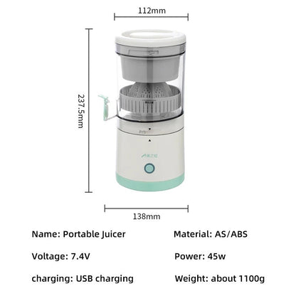Multicolor Electric Citrus Juicer – Stylish One-Touch Fresh Juice Maker