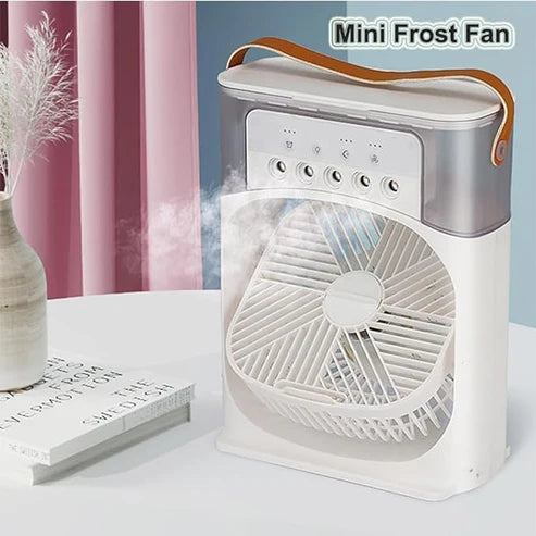 3 In 1 Mini USB Fan With Mist Water Spray