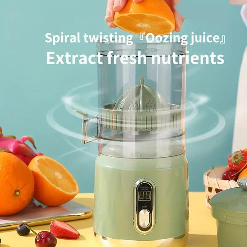 Multicolor Electric Citrus Juicer – Stylish One-Touch Fresh Juice Maker