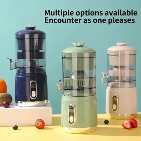 Multicolor Electric Citrus Juicer – Stylish One-Touch Fresh Juice Maker