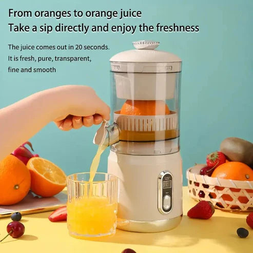 Multicolor Electric Citrus Juicer – Stylish One-Touch Fresh Juice Maker