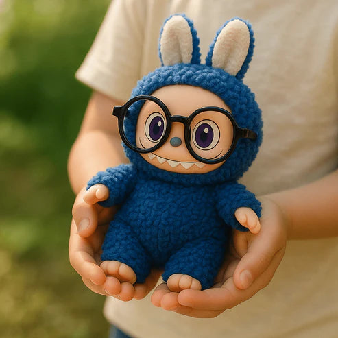Labubu - Furry Bunny‑Monster with Removable Glasses
