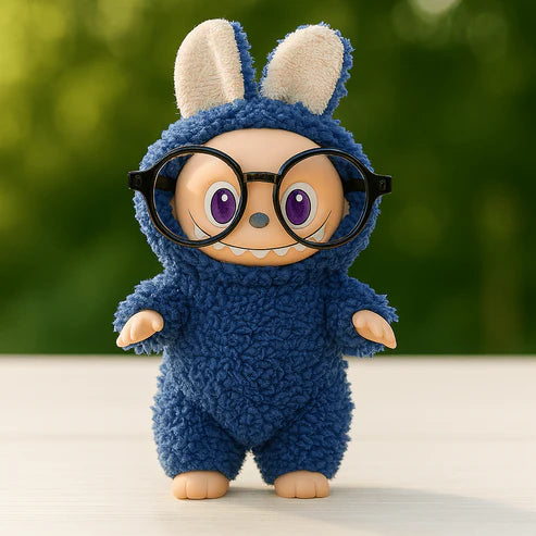 Labubu - Furry Bunny‑Monster with Removable Glasses
