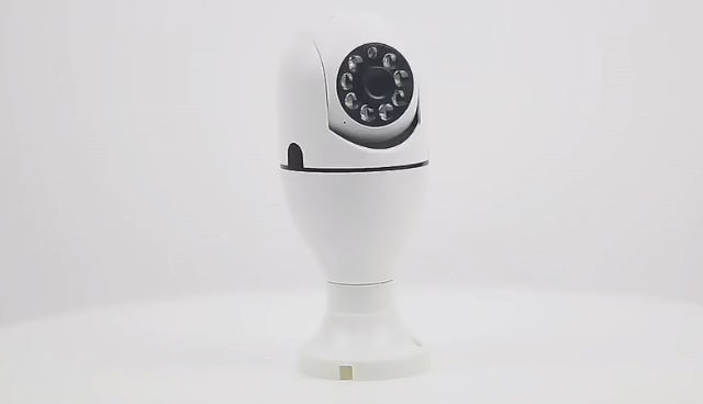 Security Bulb Camera with LED Lights