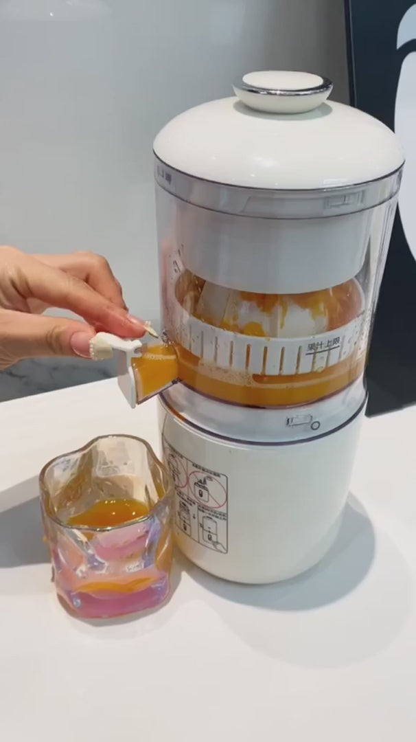 Multicolor Electric Citrus Juicer – Stylish One-Touch Fresh Juice Maker