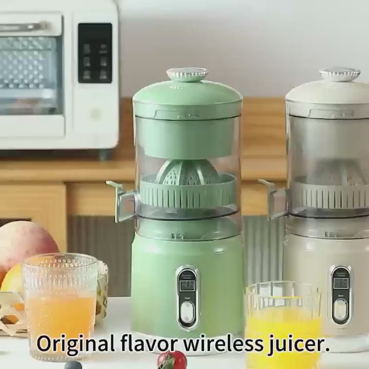 Multicolor Electric Citrus Juicer – Stylish One-Touch Fresh Juice Maker
